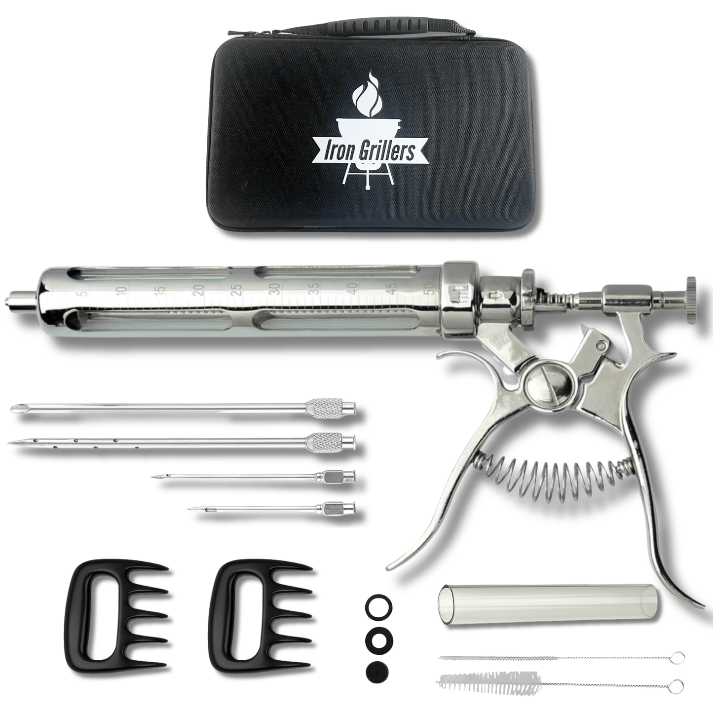 PRO Series v2 - Automatic Meat Injector Marinade Gun Kit - Iron Grillers